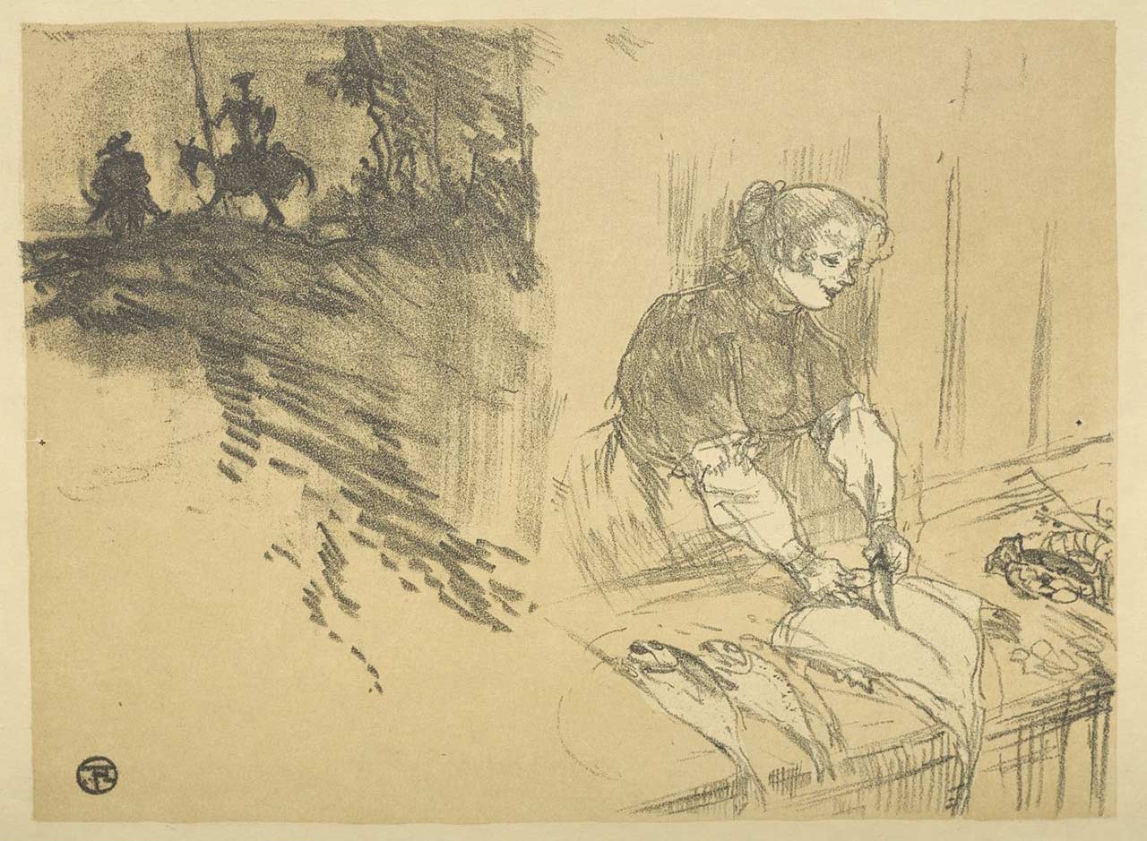 immagine per Henri de Toulouse-Lautrec, copertina per Les courtes Joies