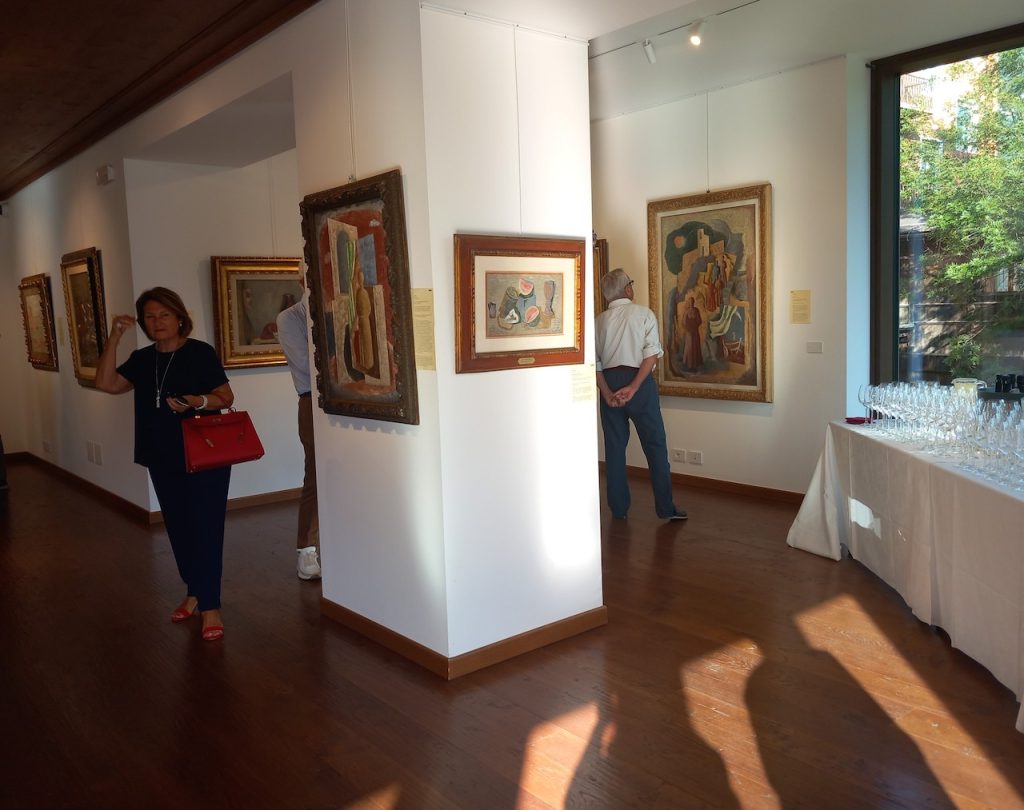 immagine per panoramica parziale mostra FarsettiArte, Cortina, 2024 -ph. B. Martusciello
