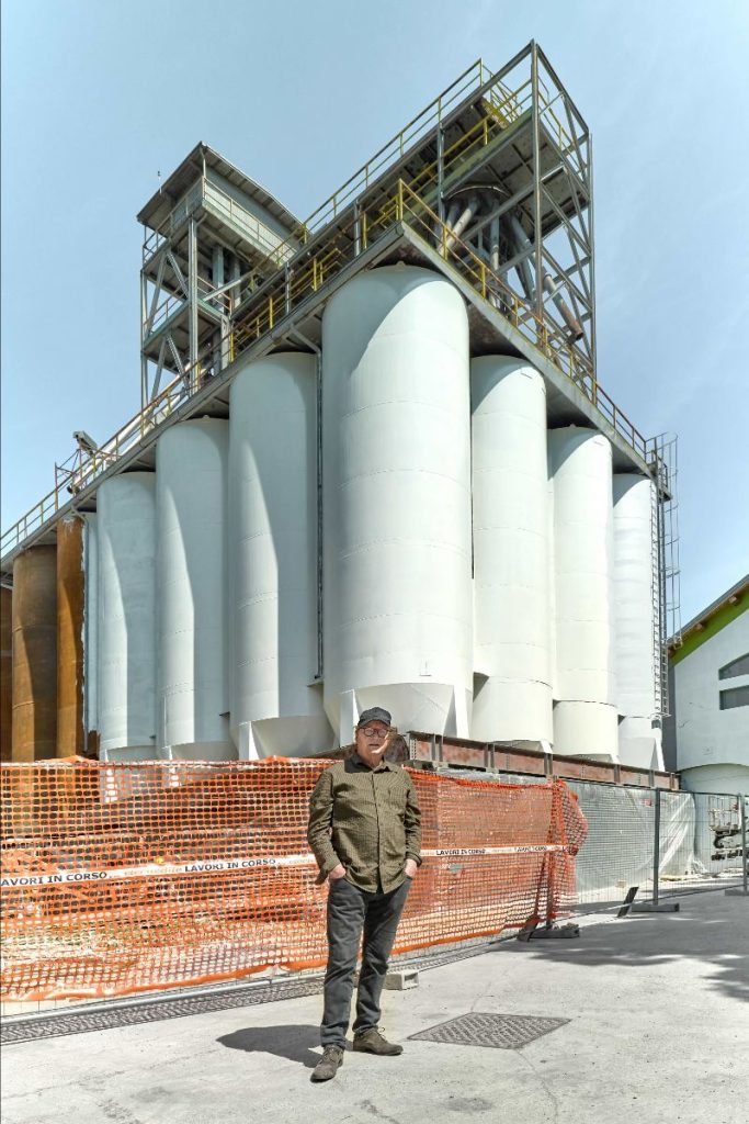 immagine per David Tremlett ai Silos Ex Caffarri, Reggio Emilia. Ph Piergiorgio Casotti