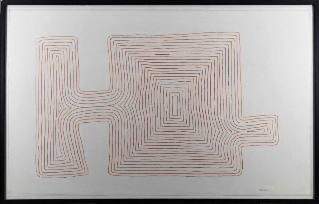 immagine per David Tremlett, Alberta Acres, 1980, pastello su carta. Courtesy l’artista