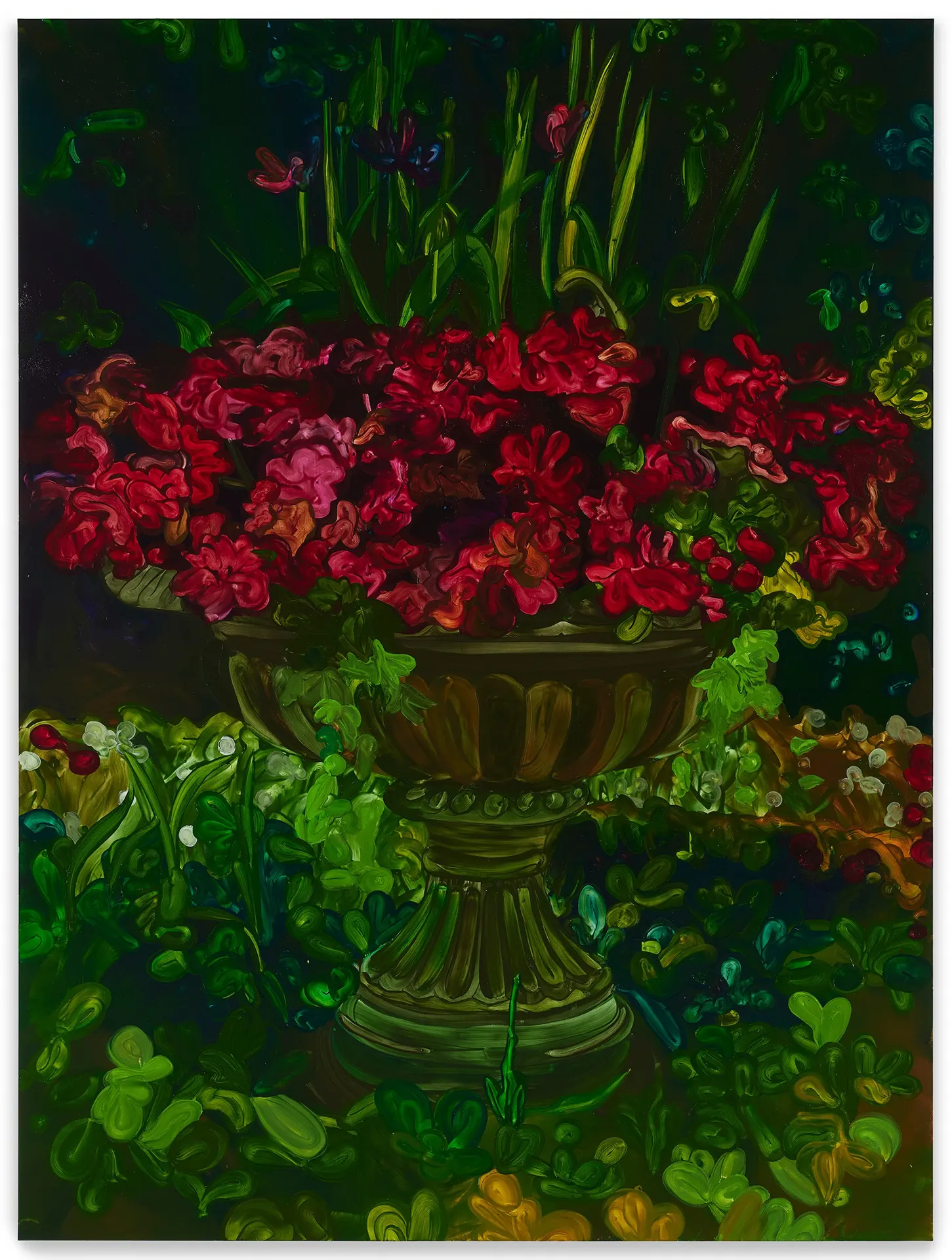immagine per CLARE WOODS - The Left Behind, 2024<br />Oil on aluminium