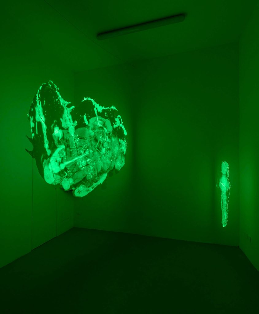 immagine per Guglielmo Maggini, IOSANSEBASTIANO, 2021
installation view, PIANOBI, Roma, 2021