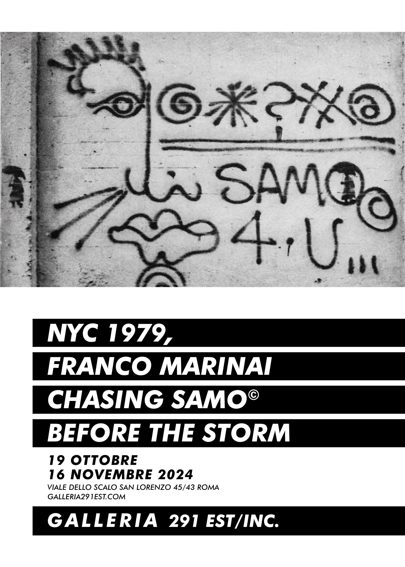 immagine per NYC 1979 | Franco Marinai chasing SAMO©️ before the storm
