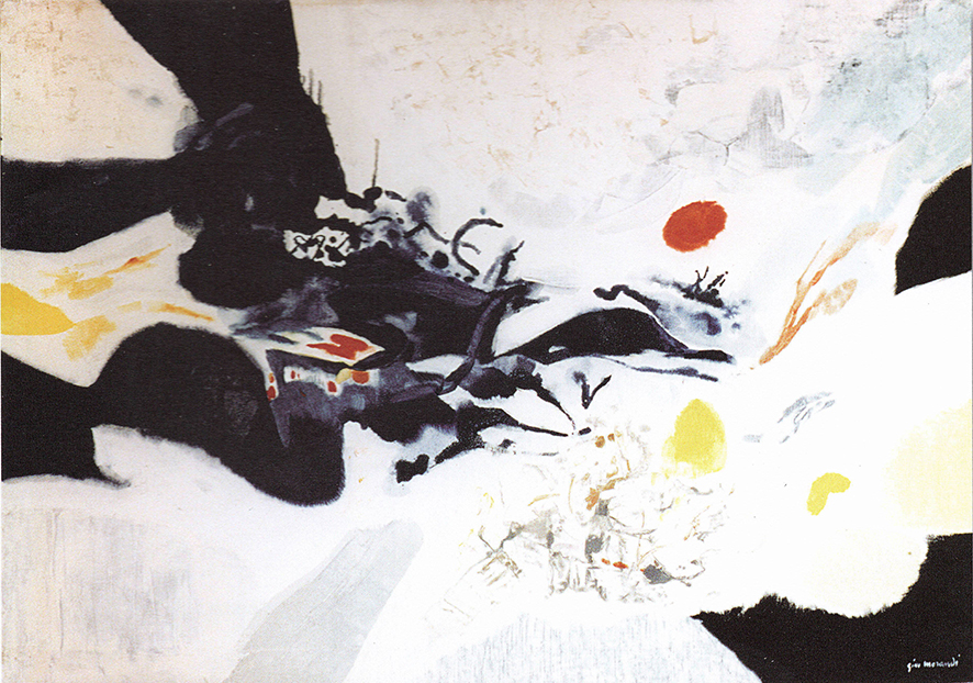 immagine per Gino Morandis, Immagine, 1960, tecnica mista su tela, cm 100x140