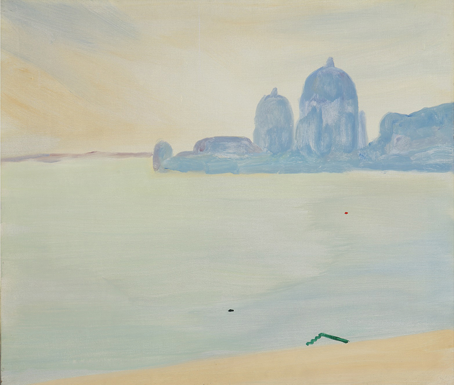 immagine per Virgilio Guidi, Punta della Dogana, 1948-50, olio su tela, cm 60x70