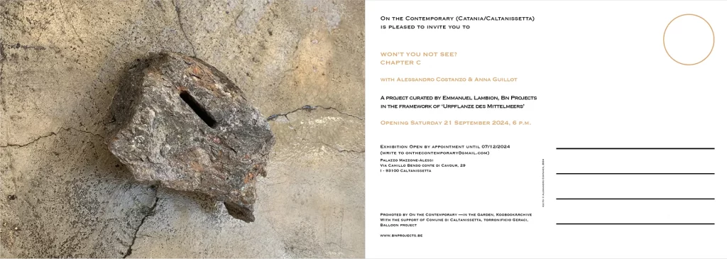immagine per Alessandro Costanzo, Oscuru, 2024 - Won’t you not see? (Non vuoi non vedere?) capitolo C