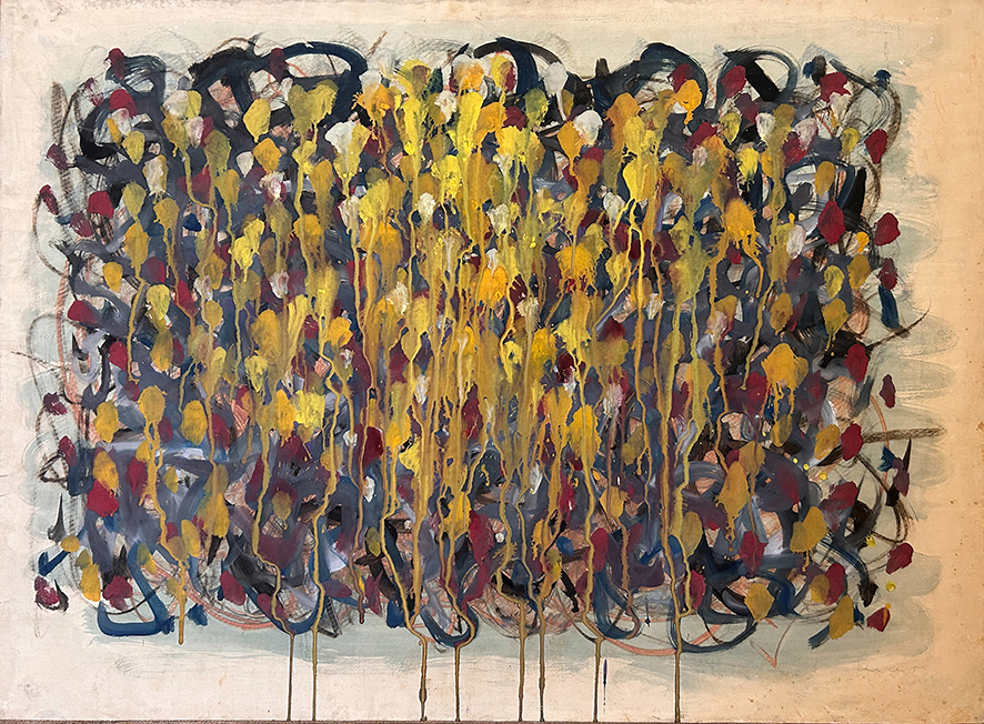immagine per Tancredi, senza titolo,1952, olio e tecnica mista su carta intelata, cm 65x85