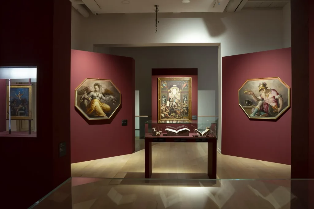 immagine per Giorgio Vasari. Il Teatro delle Virtù. Allestimento Galleria Comunale d’Arte Moderna e Contemporanea di Arezzo