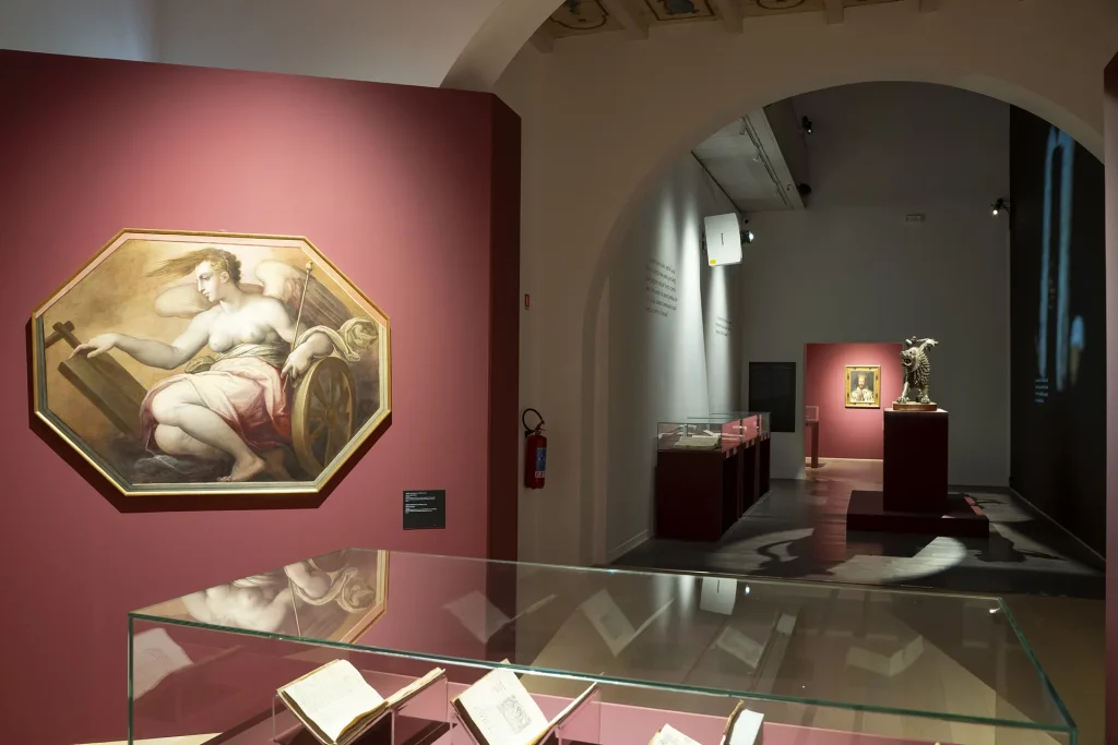 immagine per Giorgio Vasari. Il Teatro delle Virtù. Allestimento Galleria Comunale d’Arte Moderna e Contemporanea di Arezzo