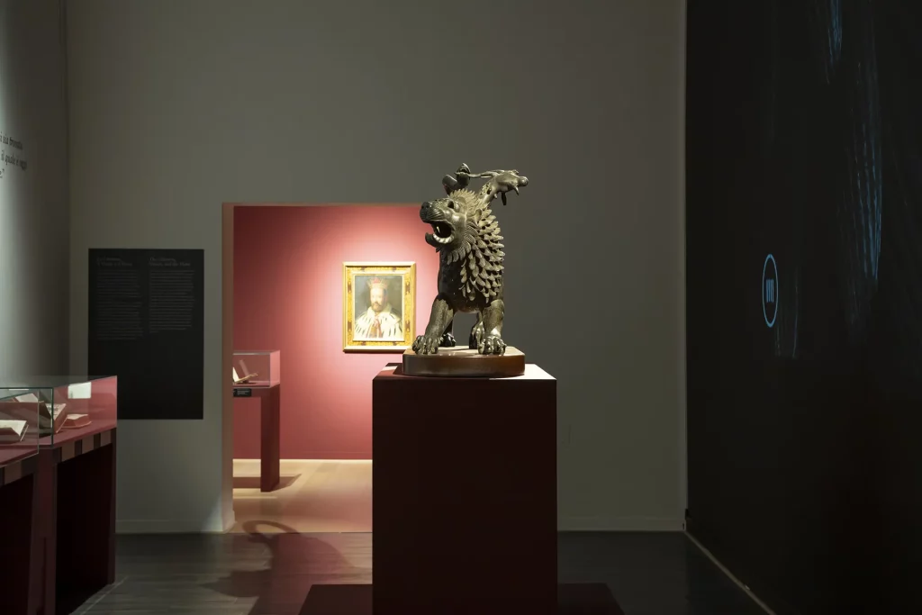 immagine per Giorgio Vasari. Il Teatro delle Virtù. Allestimento Galleria Comunale d’Arte Moderna e Contemporanea di Arezzo