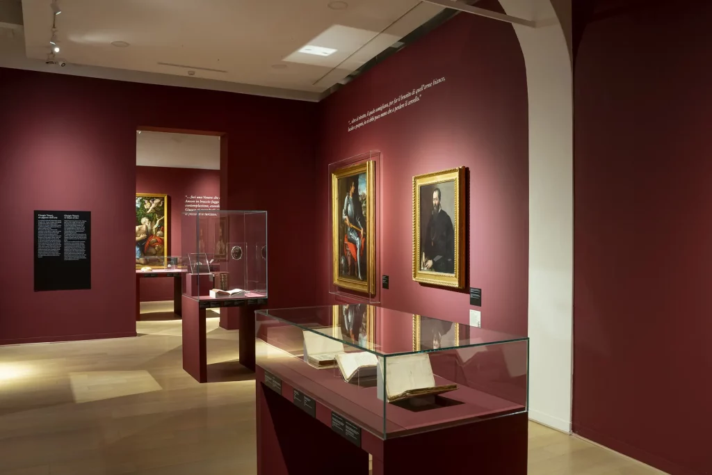 immagine per Giorgio Vasari. Il Teatro delle Virtù. Allestimento Galleria Comunale d’Arte Moderna e Contemporanea di Arezzo