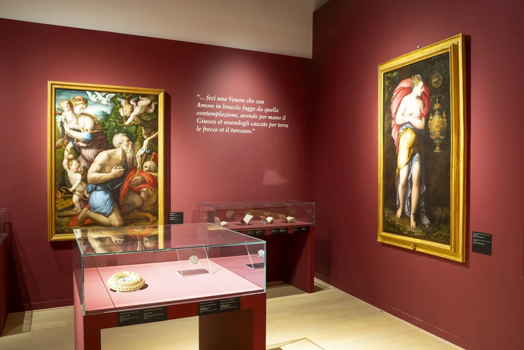 immagine per Giorgio Vasari. Il Teatro delle Virtù. Allestimento Galleria Comunale d’Arte Moderna e Contemporanea di Arezzo