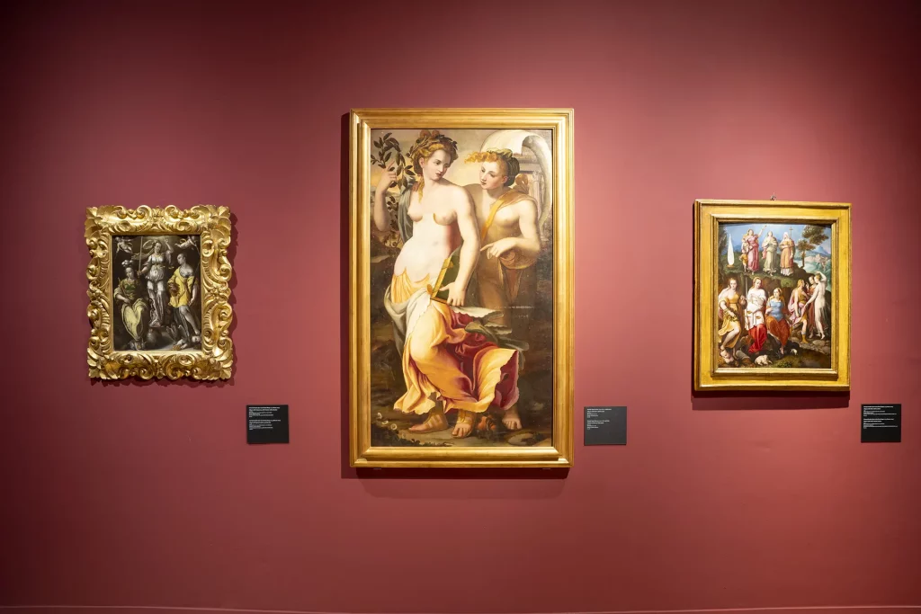 immagine per Giorgio Vasari. Il Teatro delle Virtù. Allestimento Galleria Comunale d’Arte Moderna e Contemporanea di Arezzo