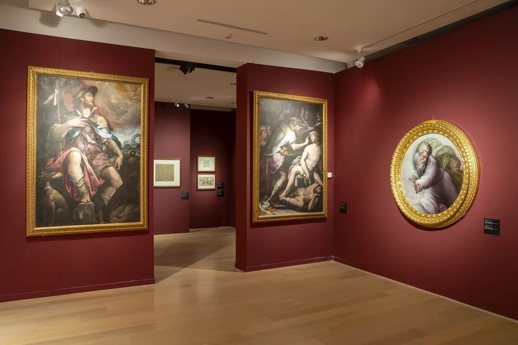immagine per Giorgio Vasari. Il Teatro delle Virtù. Allestimento Galleria Comunale d’Arte Moderna e Contemporanea di Arezzo