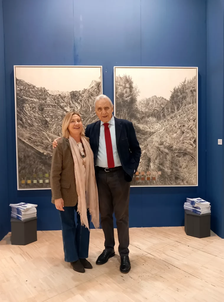 immagine per Roma Arte in Nuvola 2024. stand Art pay - Marzia Spatafora e Francesco Boni -opera di G. Stampone - ph. B. Martusciello