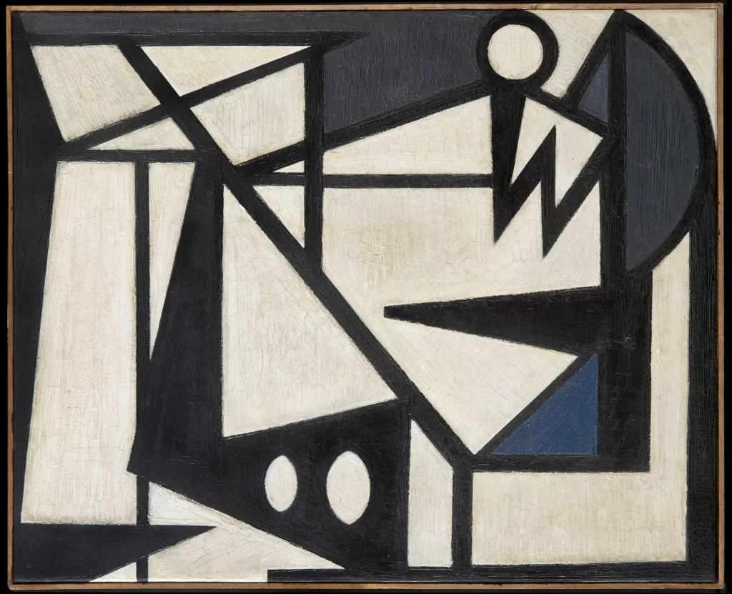 immagine per Emilio Vedova Poemetto della sera, 1946 Colori a olio su tela 55 x 69 cm Fondazione Emilio e Annabianca Vedova, Venezia