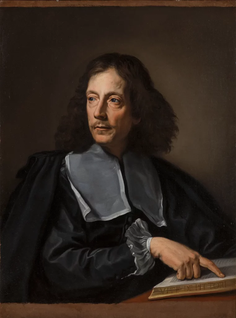 immagine per Carlo Maratti (Camerano 1625 - Roma 1713) Ritratto di Giovan Pietro Bellori Portrait of Giovan Pietro Bellori 1672-1673 circa Olio su tela Oil on canvas Roma, collezione Alessandra Di Castro