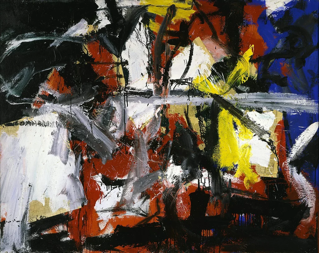 immagine per Emilio Vedova Ciclo 1962 - (S.6), 1962 Tecnica mista su tela 146 x 185,5 cm Mart, Museo di arte moderna e contemporanea di Trento e Rovereto, Rovereto