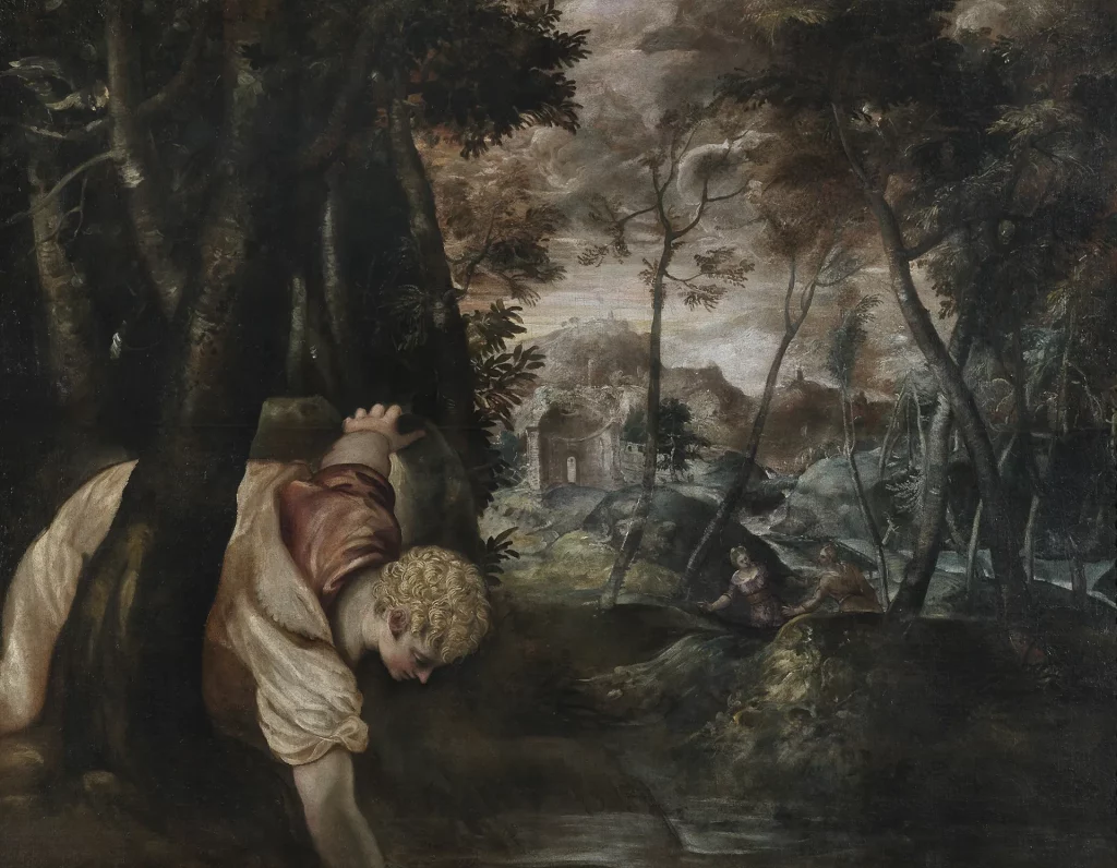 immagine per Jacopo Robusti, detto Tintoretto, Narciso, olio su tela, Galleria Colonna, Roma © Galleria Colonna, ph. Nuova arte grafica