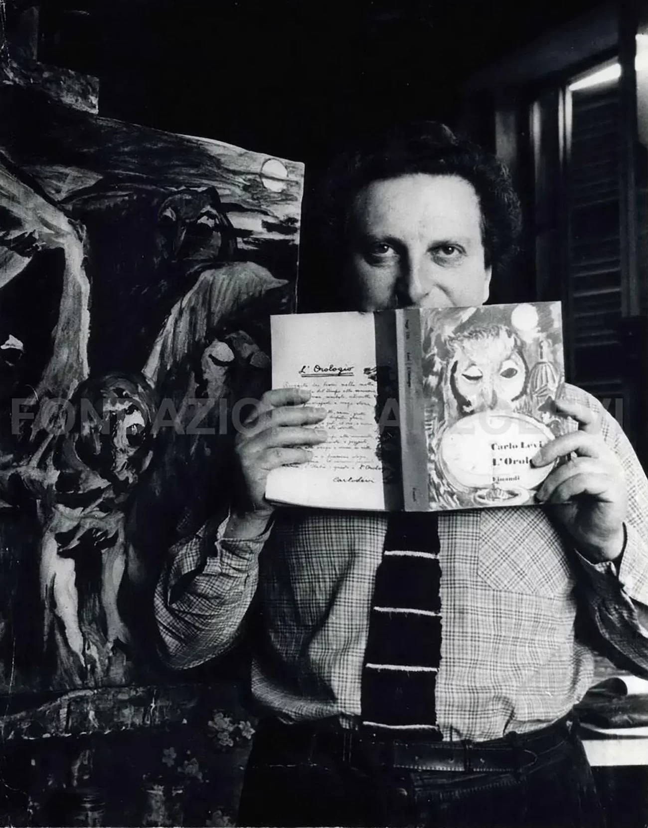 immagine per Carlo Levi mostra la copertina del libro L'Orologio @Archivio fotografico Fondazione Carlo Levi
