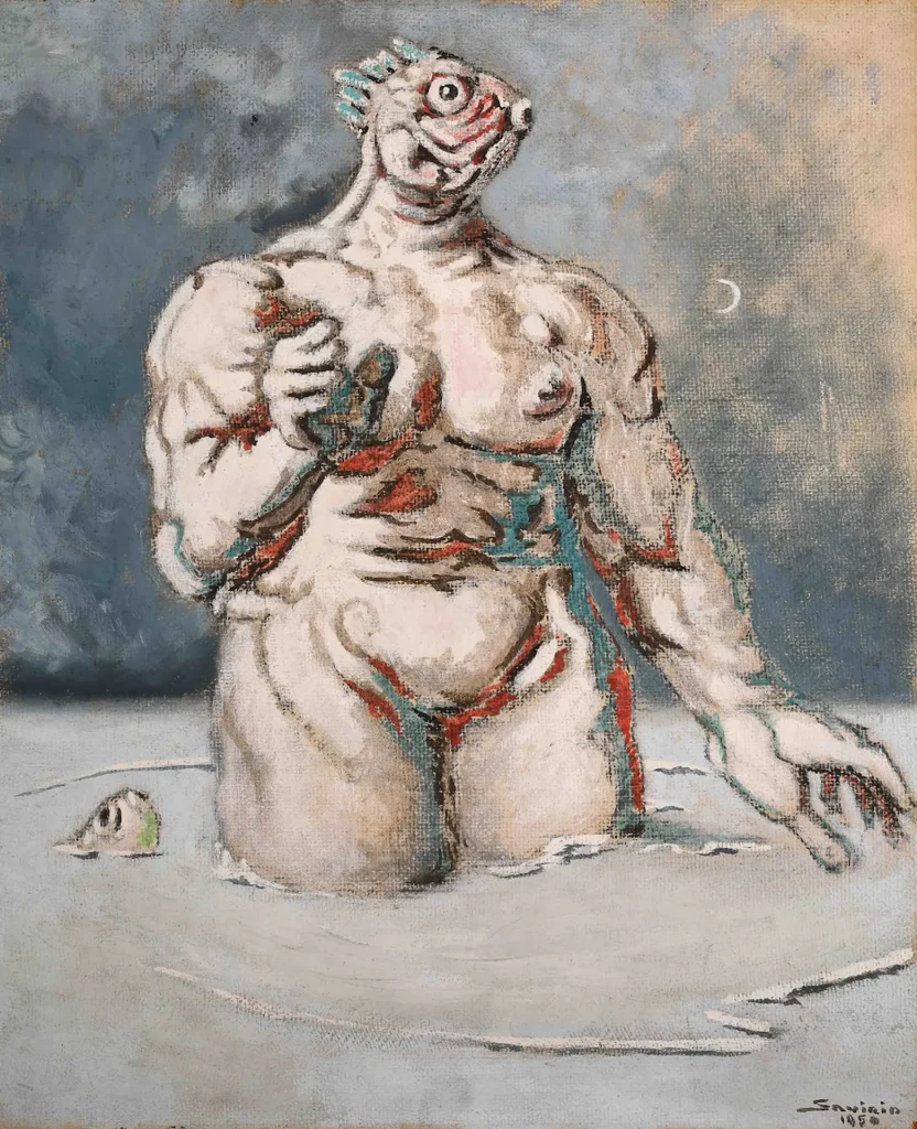 immagine per Alberto Savinio Nascita di venere 1950 tempera su masonite cm 46 x 38
