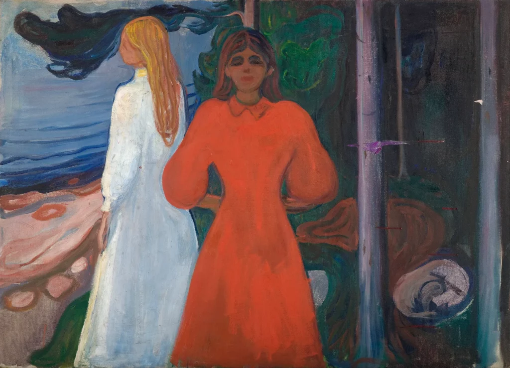 immagine per Edvard Munch, Red and White- Bianco e rosso (1899-1900) - Munch Museum Oslo