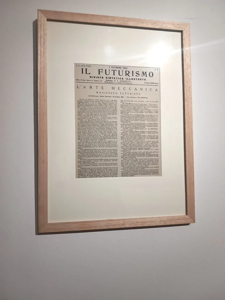 immagine per L'Arte Meccanica -dalla mostra Il Tempo del Futurismo -GNAM-C, Roma, 2024 -ph. Barbara Martusciello