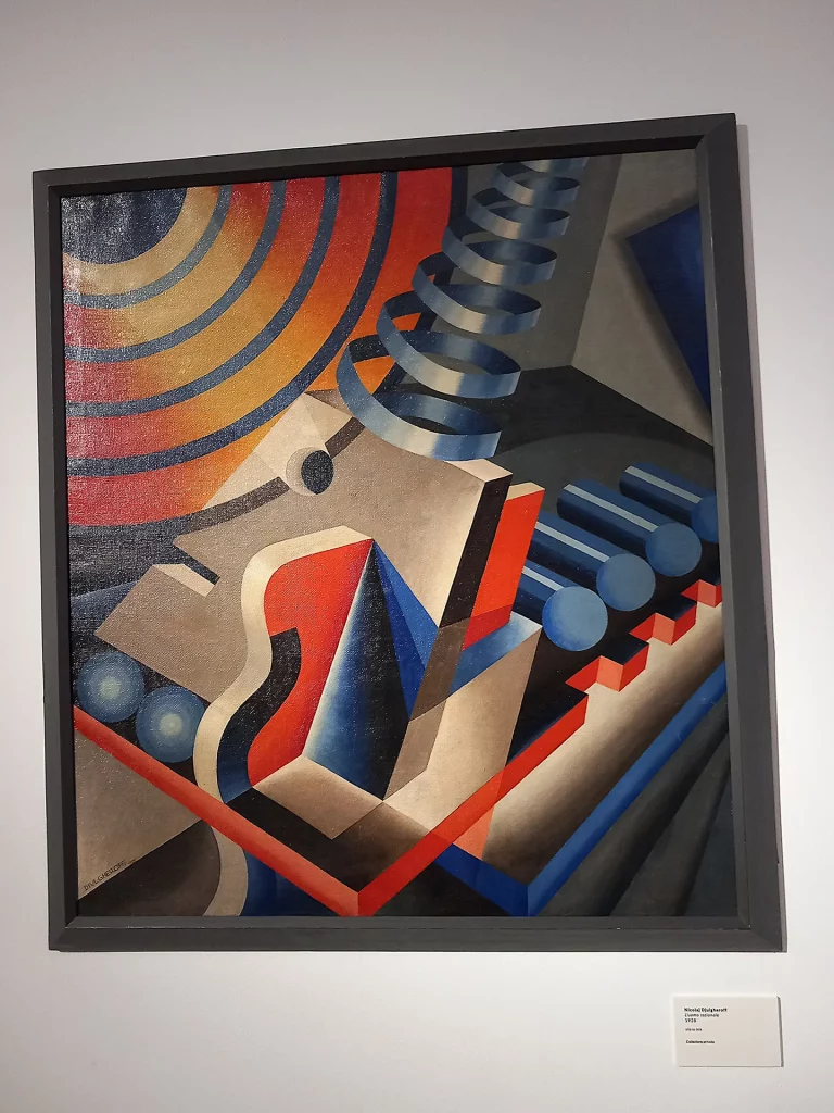 immagine per Nicolay Diulgheroff-dalla mostra Il Tempo del Futurismo -GNAM-C, Roma, 2024 -ph. Luca Barberini Boffi