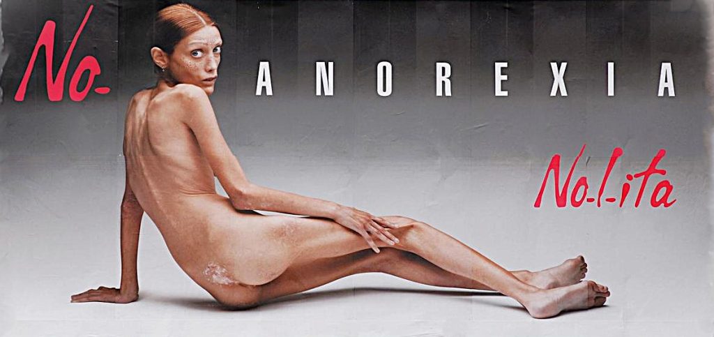 immagine per Oliviero Toscani - No lita - no Anorexia