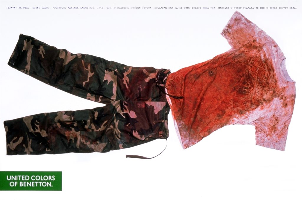 immagine per Oliviero Toscani - campagna United Colors of Benetton - Bosnian soldier, 1994