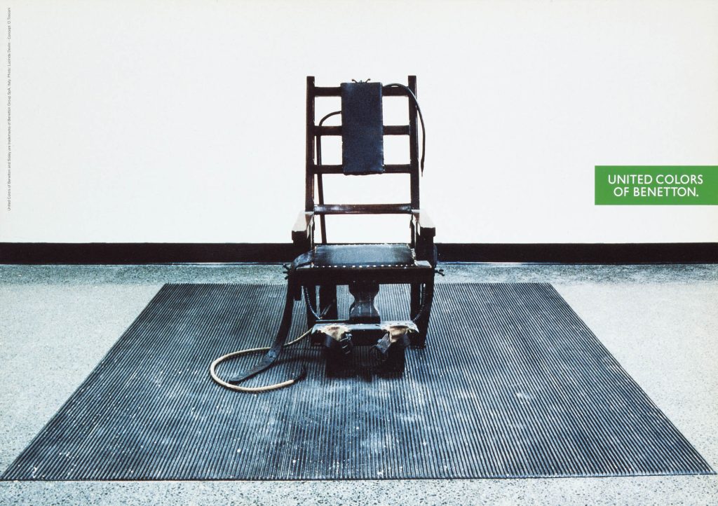 immagine per Oliviero Toscani - campagne Unite Colors of Benetton -pena di morte, 1992