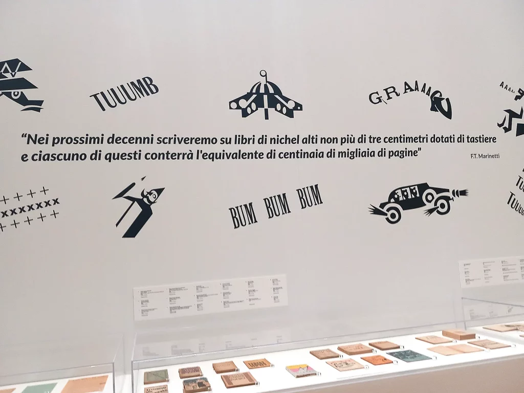 immagine per dalla mostra Il Tempo del Futurismo -GNAM-C, Roma, 2024 -ph. Barbara Martusciello.