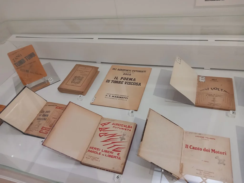 immagine per dalla mostra Il Tempo del Futurismo -GNAM-C, Roma, 2024 -ph. Barbara Martusciello