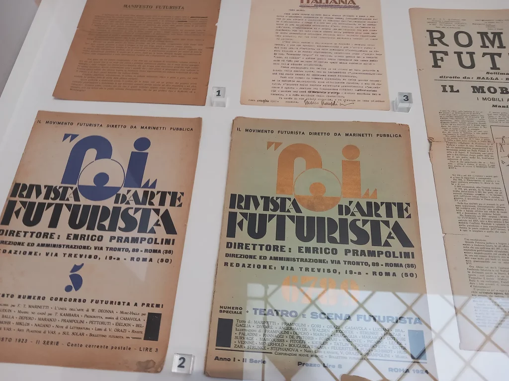 immagine per dalla mostra Il Tempo del Futurismo -GNAM-C, Roma, 2024 -ph. Paolo Di Pasquale