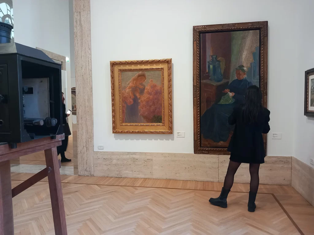 immagine per opere e La -dalla mostra Il Tempo del Futurismo -GNAM-C, Roma, 2024 -ph. Barbara Martusciello
