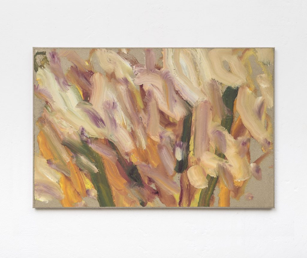 immagine per Untitled (Dispersion), 2024 oil on canvas-backed paper 60 x 90 cm Photo by Giulia Benni