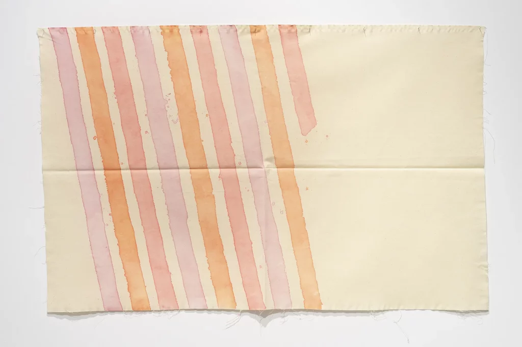 immagine per Courtesy Fondazione Giorgio Griffa _ ph Federico Rizzo_Giorgio Griffa, Obliquo, 1977, acrylic on canvas, 125x81 cm