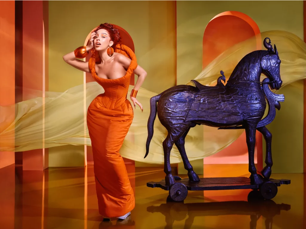 immagine per David LaChapelle, Doja Cat: Gone with the wind, 2021-@David LaChapelle