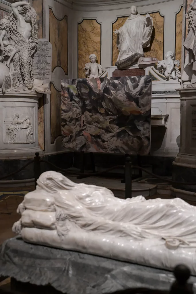 immagine epr Museo Cappella Sansevero. Rags di Darren Almond. Credits ph Andrea Salzillo per Rive Studio