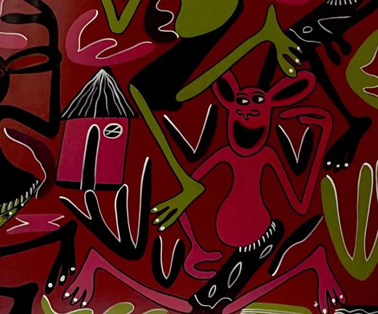 immagine per George Lilanga torna a Roma: la mostra evento alla Black Liquid Art Gallery