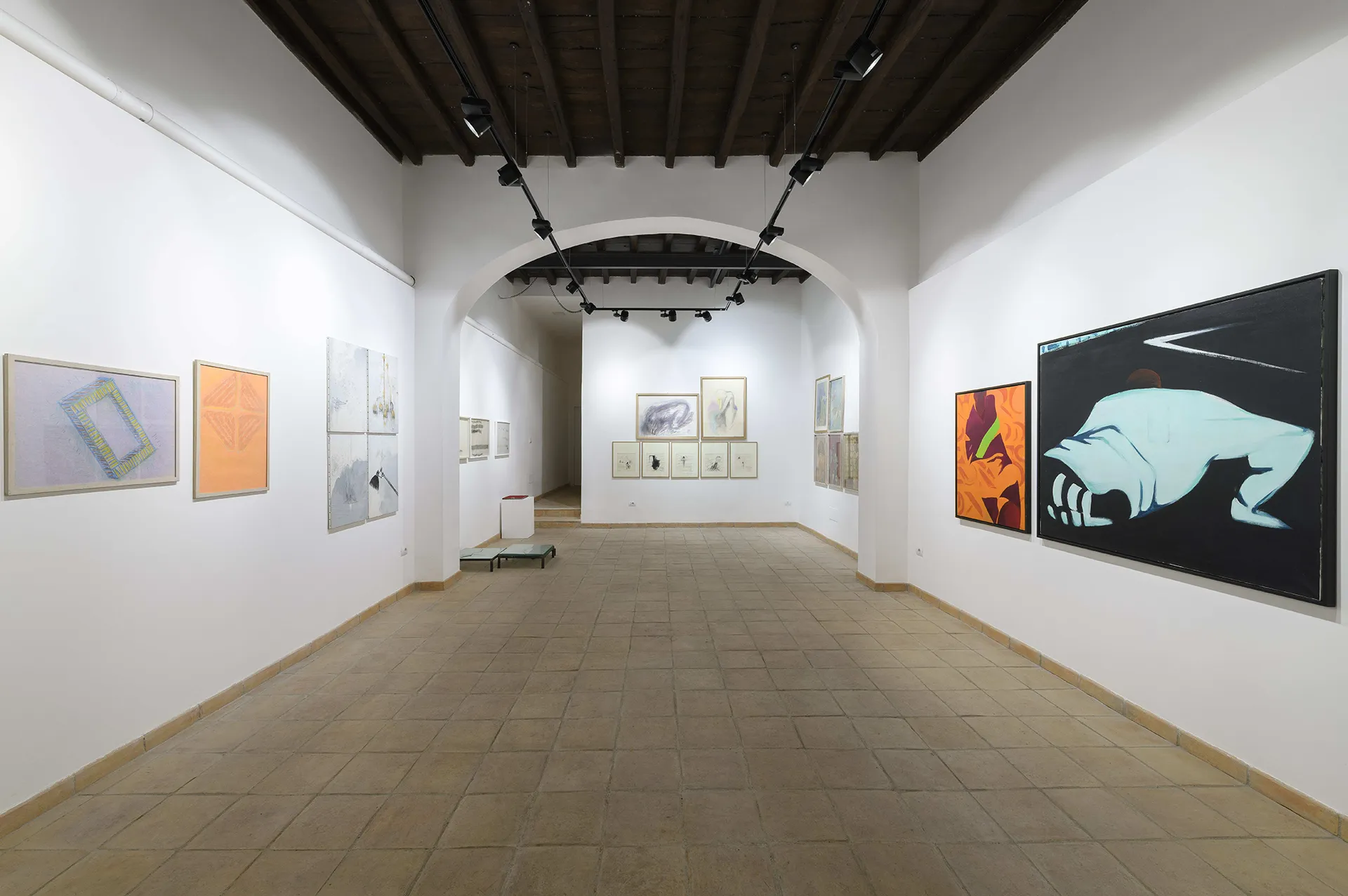 immagine per Galleria Heimat mostra Accardi Eustachio Fioroni Maselli Montessori Ricciardi - ph Giorgio Benni