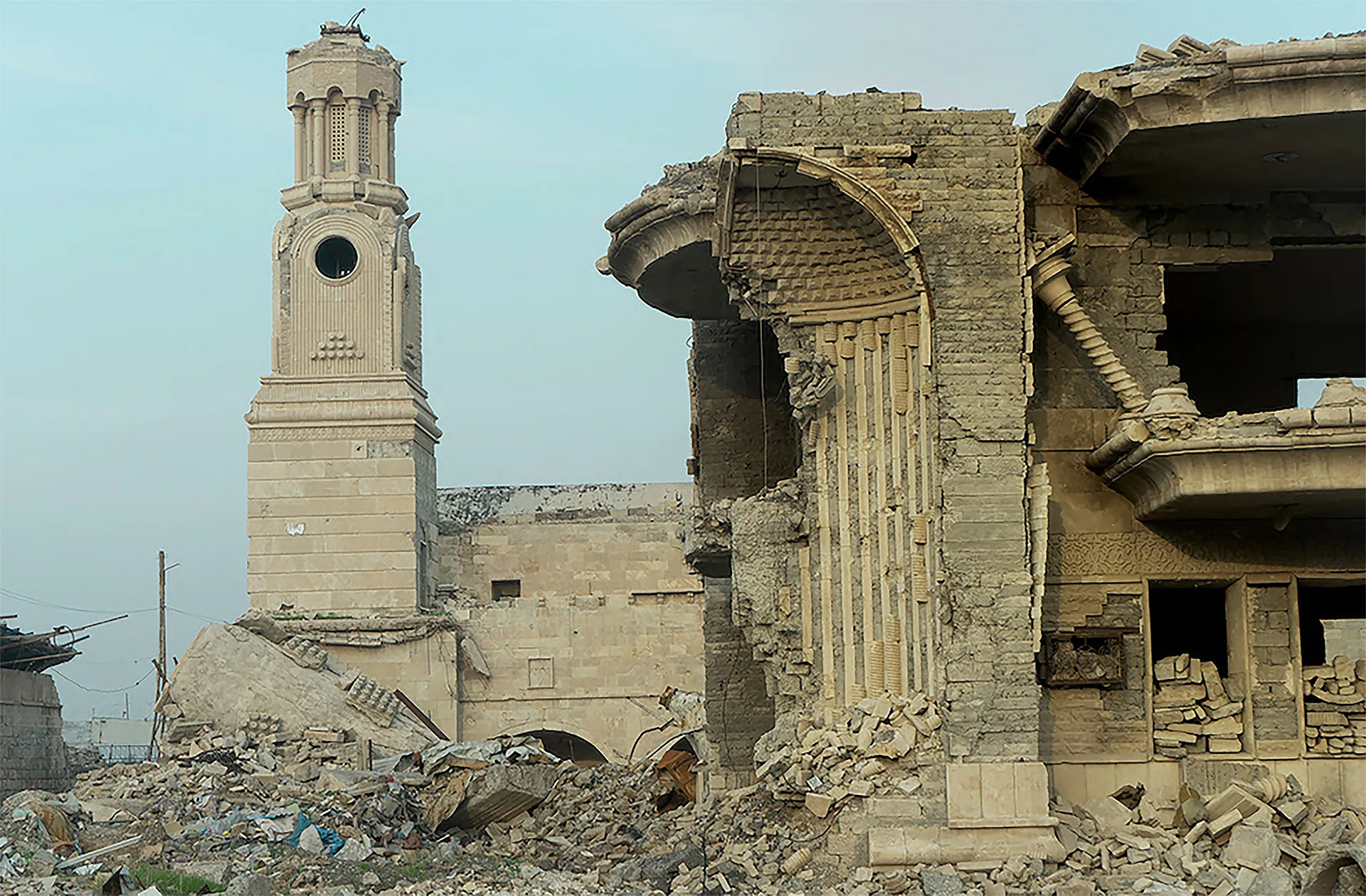immagine per Nel paesaggio - Galleria Erica Ravanna. Begoña Zubero, Mosul, NEEEV, 2020, Stampa con inchiostri minerali su carta fine art photo rag 310 grm, cm 42x60
