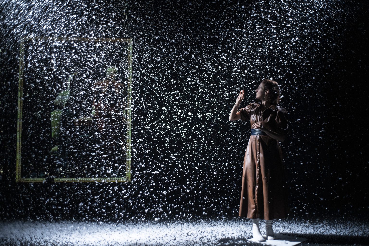 immagine per Frankenstein di Ivonne Capece, Teatro Fontana. Foto Luca Del Pia