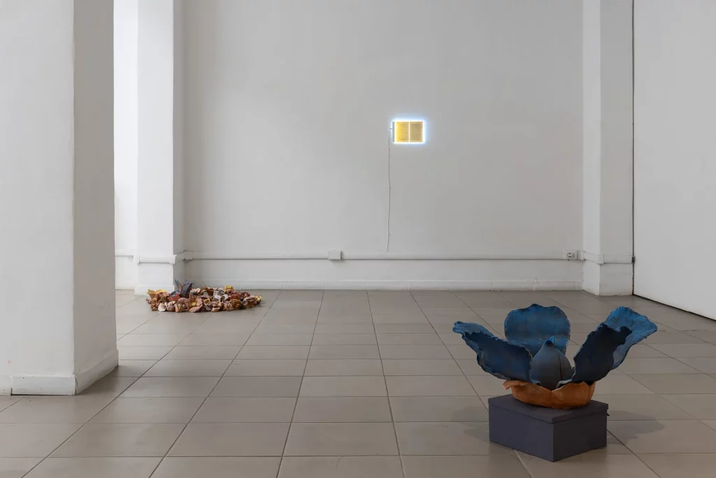 immagine per Libertà clandestine, installation view, basement, photo Eleonora Cerri Pecorella
