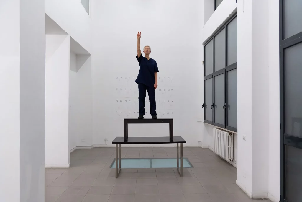 immagine per Libertà clandestine, performance, 24.01.2025, photo Eleonora Cerri Pecorella
