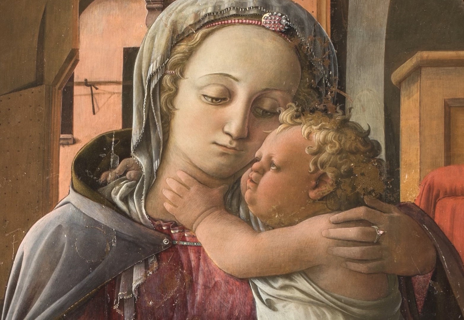 immagine per Filippo Lippi Madonna con Bambino - part.