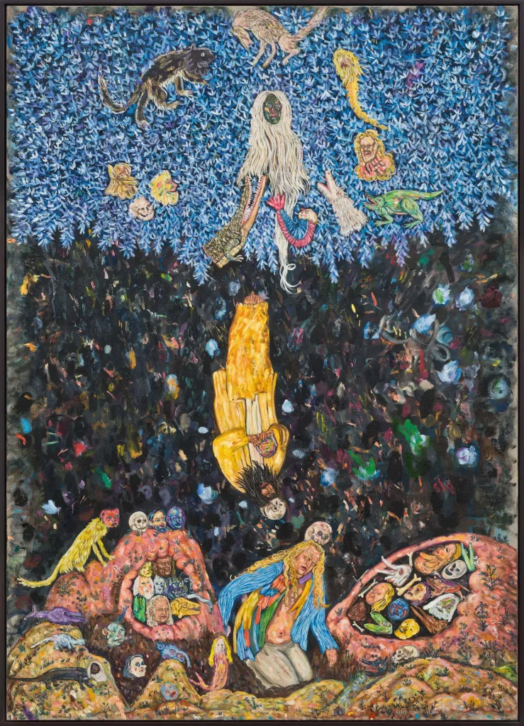 immagine per Bram Demunter, Oh! Wisteria, 2024, oil on canvas, 140 x 100 cm