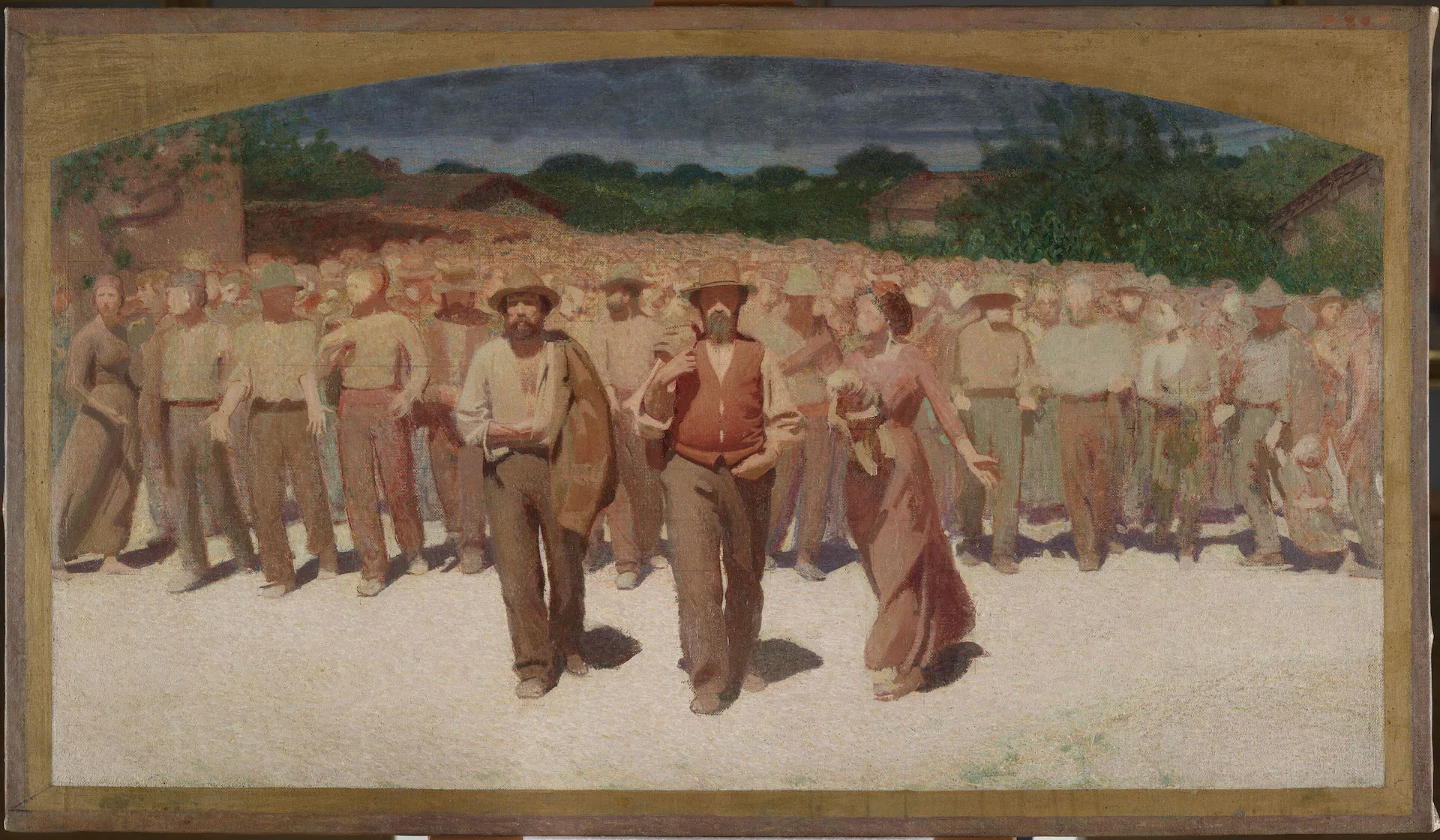 immagine per Giuseppe Pellizza, Il cammino dei Lavoratori, 1898-1899