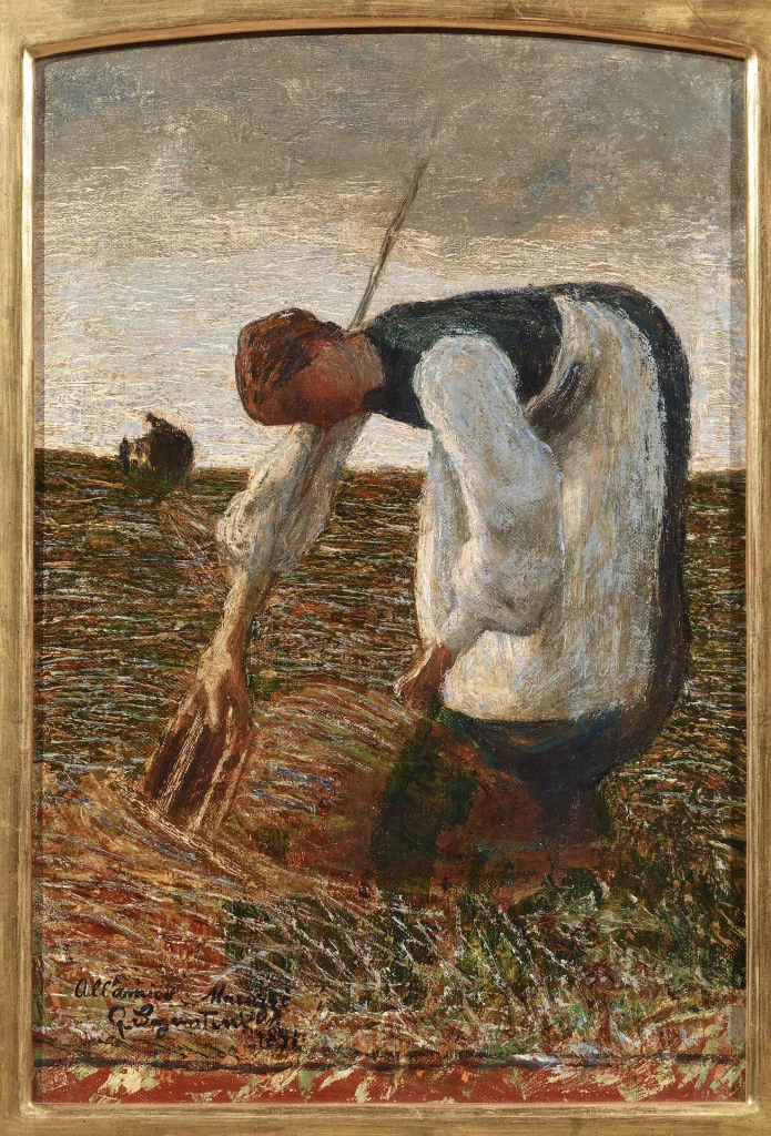 immagine per Giovanni Segantini, La Raccolta del Fieno, 1888-1889