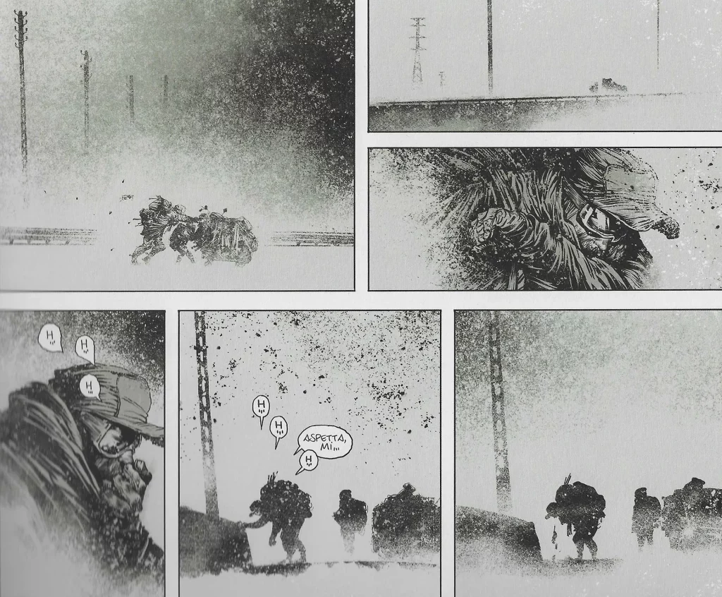 immagine per Manu Larcenet, La strada, tavole